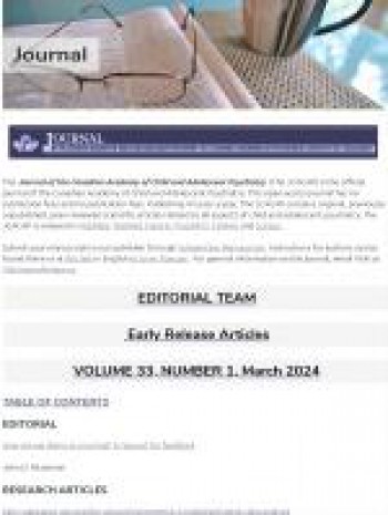 加拿大兒童及青少年精神病學會雜志